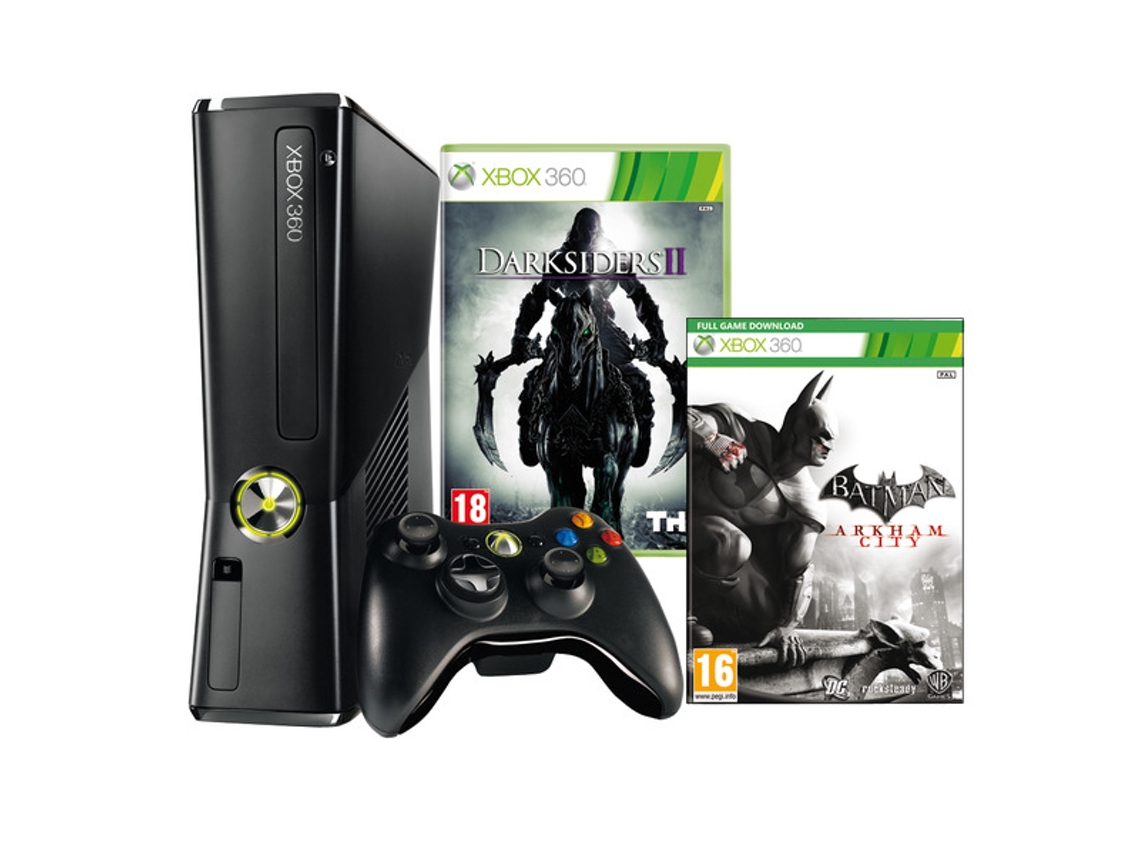 CONS X360 250GB+DARKSIDERS 2+BATMAN AC