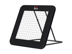 Rede De Rebote Dobrável Com 4 Ângulos Ajustáveis Para Treinamento De Futebol Beisebol 128x118x108-120cm Preto