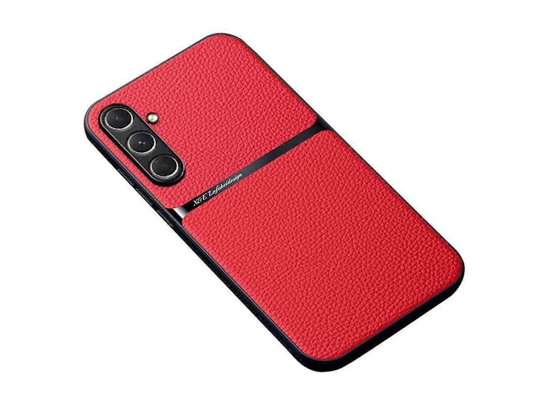 Capa Para Samsung Galaxy S24 Fe Compatível Com Magsafe Slim Tpu Macio Capa De Couro Pu