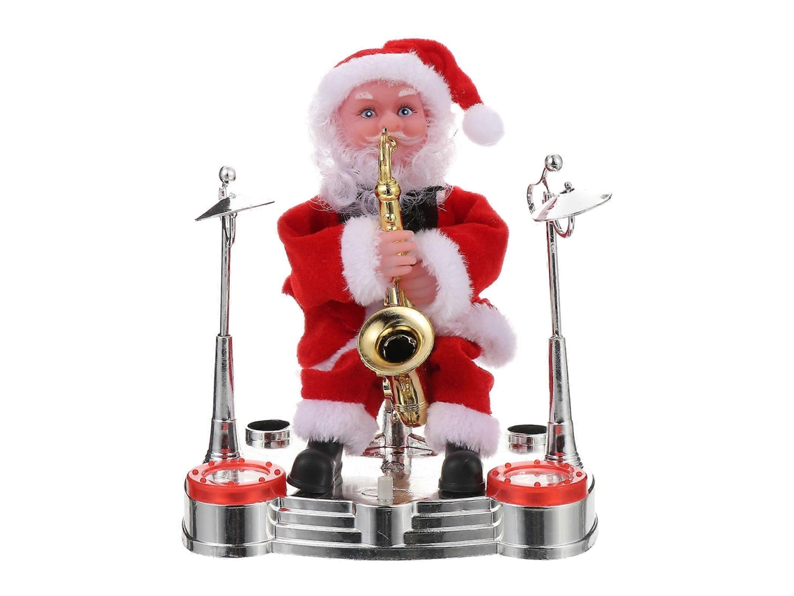 Boneca De Natal Pai Com Luz