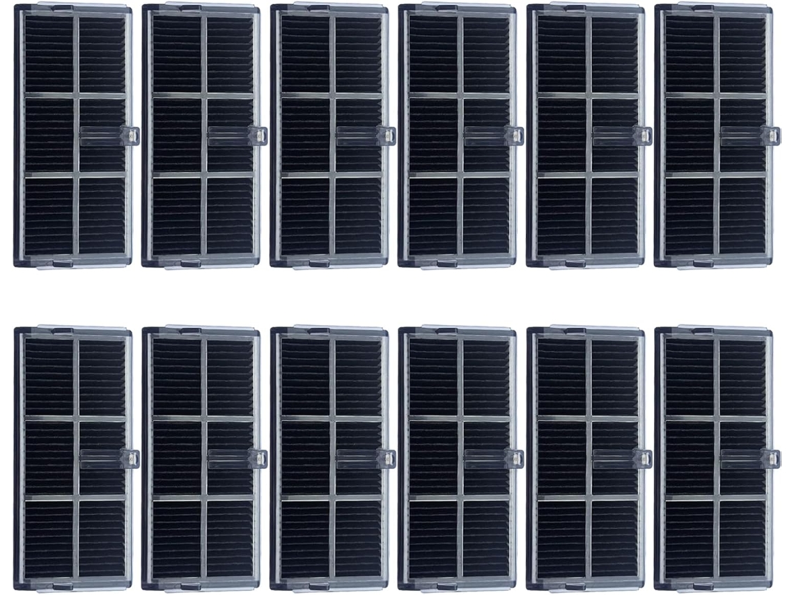 Pacote Com 12 Filtros Hepa De Reposição Compatíveis Os Aspiradores Robô Dreame X40 /l40 Ultra, L10s Pro Ultra/ L10s Ultra Gen 2 E Mova P50/p10 Series