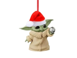 Laxiscreed Boneco Baby Yoda De Acrílico Para Decoração De Natal Para Crianças
