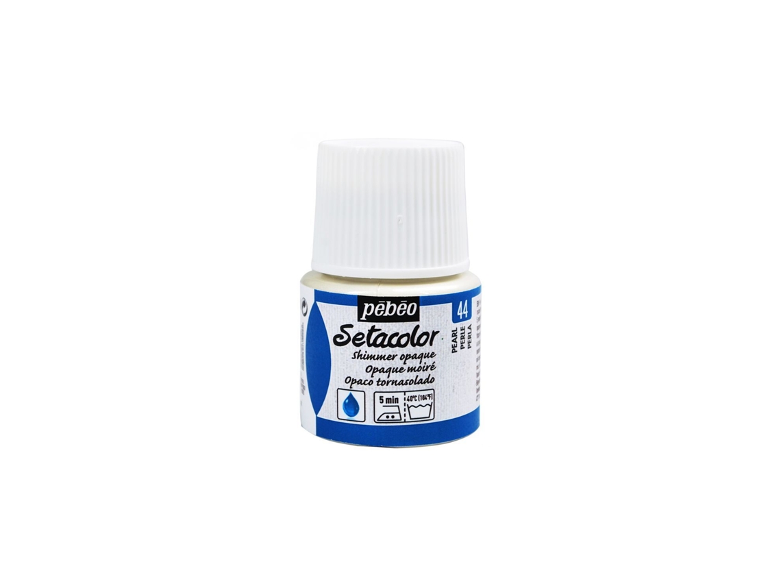 Setacolor Tinta Têxtil Efeito Metálico Opaco Pérola 45 Ml PÉBÉO