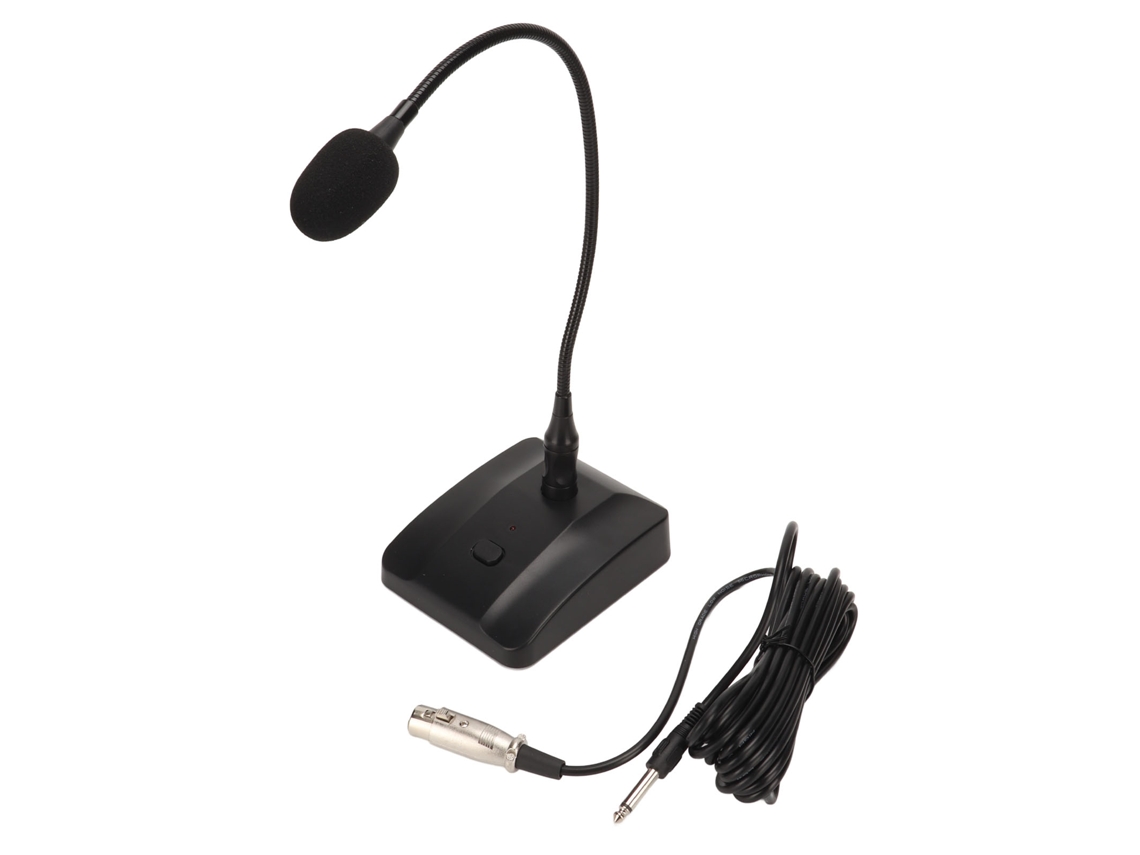 Aetheria microfone Condensador Cisne Profissional Fio 6.35mm Desktop para Transmissão Conferências Discurso