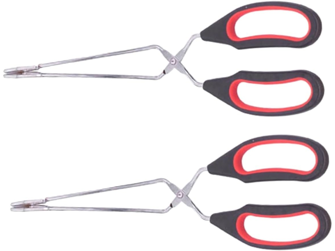 Conjunto De 2 Pinças Multifuncionais Toddmomy Em Aço Inoxidável Para Churrasco, Ideais Para Tortas, Pizzas E Carnes