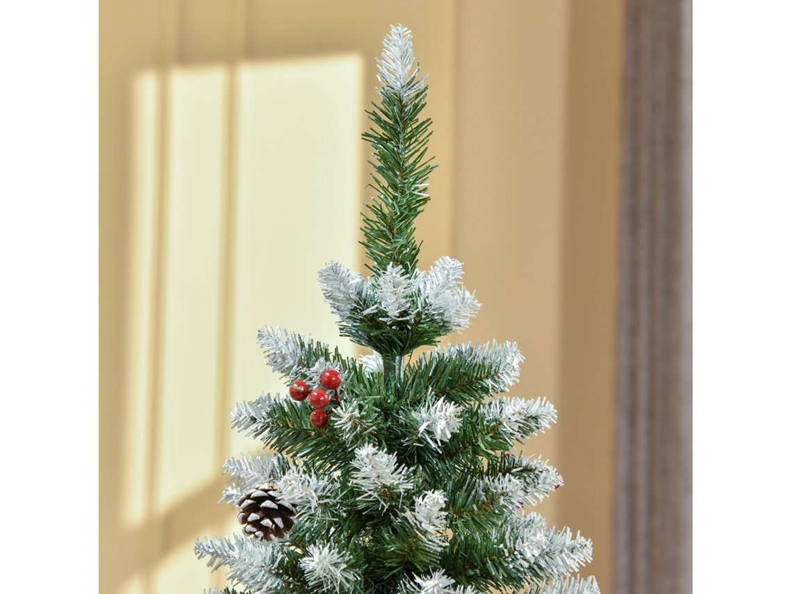 Árvore De Natal Artificial, Em Aço, Plástico, Cor Verde