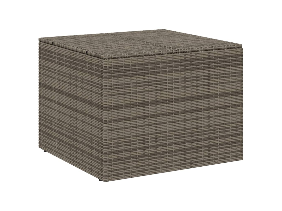 Garden Storage Box, Garden Storage Boxes Vidaxl Cinzeto Rattan / Vime (80 X 75 X 59 Cm)