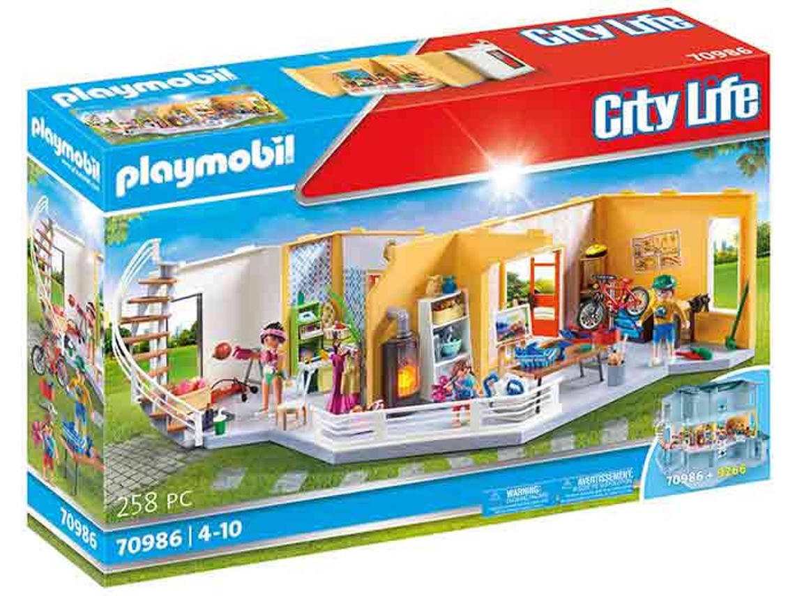 PLAYMOBIL PLAYMOBIL City Life: Extensão piso Casa Moderna (Idade Mínima: 4)