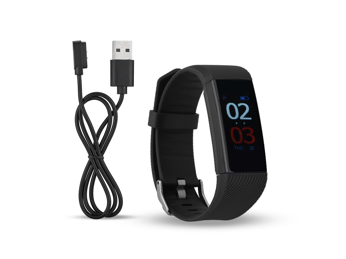 Pulseira Inteligente EOOCOO (monitoramento de Frequência Cardíaca, Conexão Bluetooth)