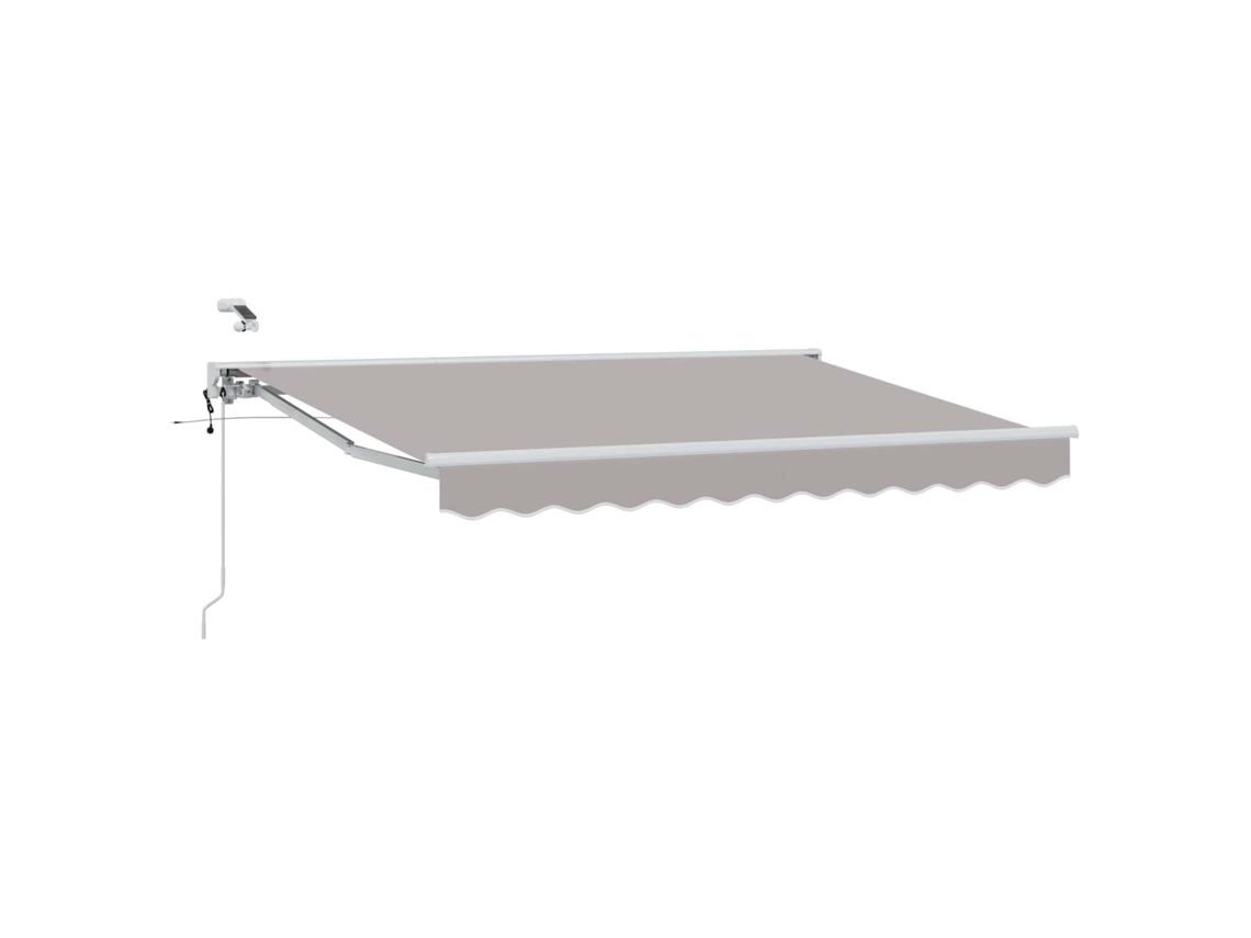 Conjunto 1 Sombra Externa Vidaxl Cinzento-claro Alumínio (3 X 2,5 M)