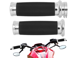 Manoplas De Alumínio Para Guidão Motocicleta, 1 Polegada, Com Design Antiderrapante, Adequadas Para Modelos Touring E