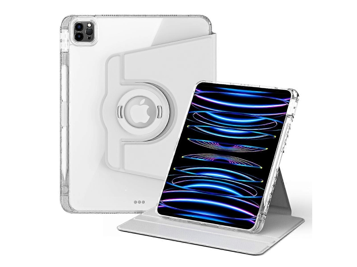 Capa Hengrongshen para iPad Air 11 (2024), capa para iPad Pro 11 (2020), iPad Air (2022) e iPad Air (2020) com suporte de acrílico, cinza (2025)