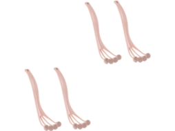 Lurelia Kit De 2 Escovas De Silicone Para Banho De Cuidado Corporal, Cabo Longo, Massagem Suave E Portátil