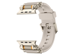 Bracelete universal para Apple Watch 42/44/45/49mm XIAOMOYU, arroz de titânio