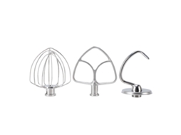 Primerox 3pcs Acessórios Batedor de Mesa Aço Inoxidável Gancho Massa Flat Whisk Fouet para Cozinha