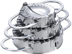 Conjunto De 3 Moldes De Aço Para Ravioli