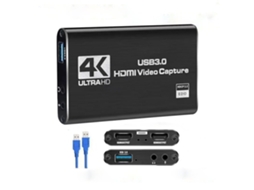 Placa de Captura de Vídeo HALINUIA Usb 3.0 para Hdmi 1080p (gravação de Jogos)