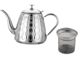 Bule De Aço Inoxidável, Grande Capacidade, Ferve Água, 1500ml, Para Cozinha, Camping E Fogões Elétricos