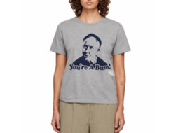Rockinstone Rocky Movie You're A Bum Heather Gray Adult T-shirt Size:l
