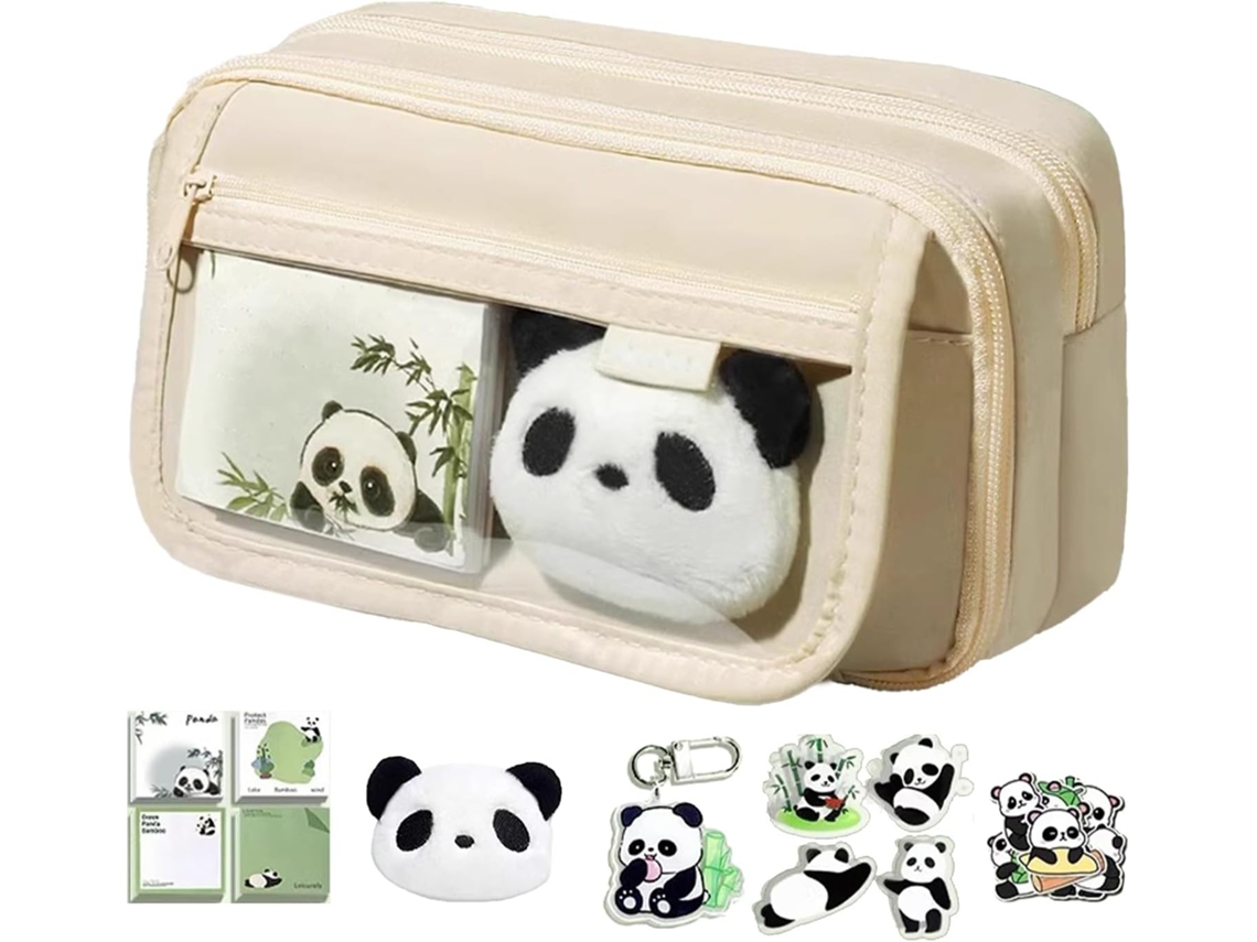 Panda Peil Case - Jolie Trousse À Crayons - Large Ouverture