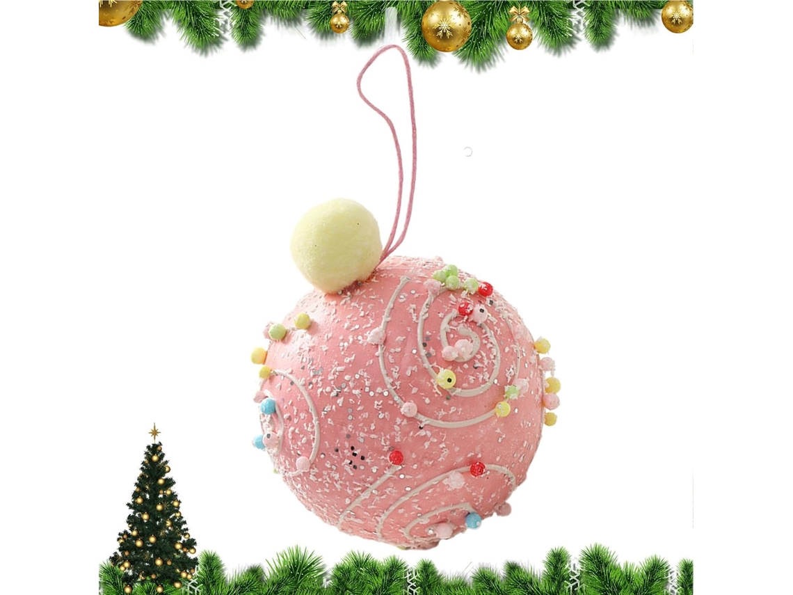 Bolas De Natal, Enfeites Para Árvore, Design Festivo Artesanal, Material De Pvc Resistente.