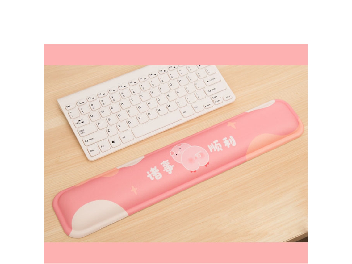 2026zentro-cojin Para Pulso De Teclado 3d Cute Cartoon Hd Confortável De Espuma De Memória Para Computador Tudo Vai Bem