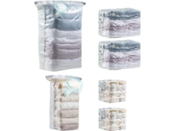 Lurelia Sacos De Armazenamento A Vácuo, Pack 6, 49,5 X 34,5 Cm, Reutilizáveis, Para Casa E Viagem