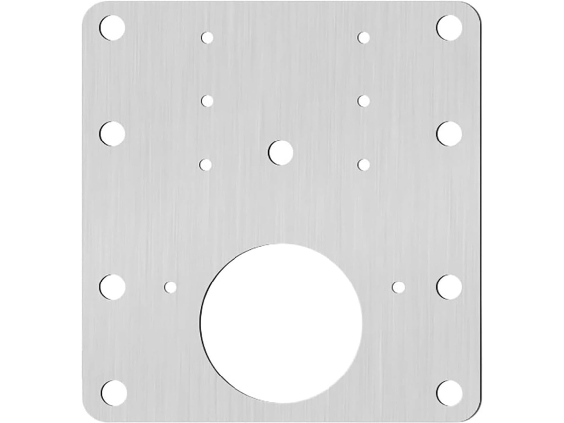 Placa De Reparo Dobradiça 90 * 90mm Em Aço Inoxidável Para Fixação