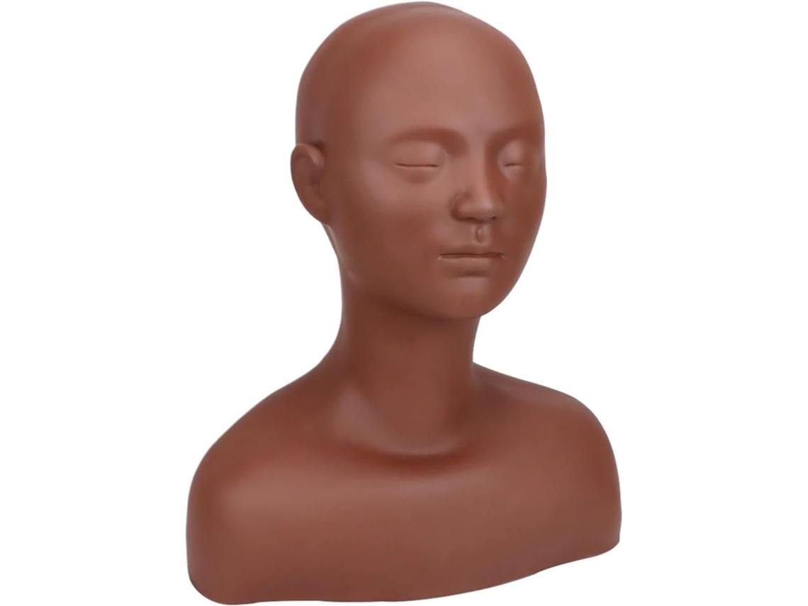 Cabeça de Manequim SFUSHOS, Silicone, Maquiagem, Tamanho Grande