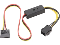 Cabo Adaptador De 6 Pinos Para Placa Gráfica Fonte Alimentação Com