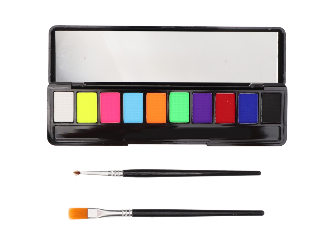 Kit De Paleta De Maquiagem Com 10 Cores, Impermeável E Luminosa Sunflare