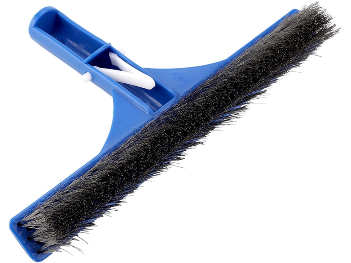 Escova De Aço Para Piscina, Com Base Plástico, Alta Densidade 25 Cm (10 Polegadas)