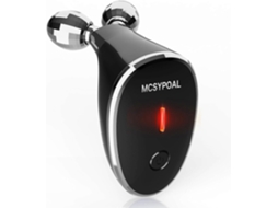 Aparelho Facial de Microcorrente, Massageador 5 em 1 com Rolos para Cuidados a Pele Casa, Ferramenta M Assagem Facial, Preto GOKOCO
