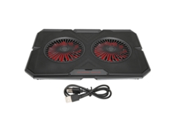 Base De Resfriamento Para Laptop (duas Ventoinhas Silenciosas Com Iluminação Rgb)