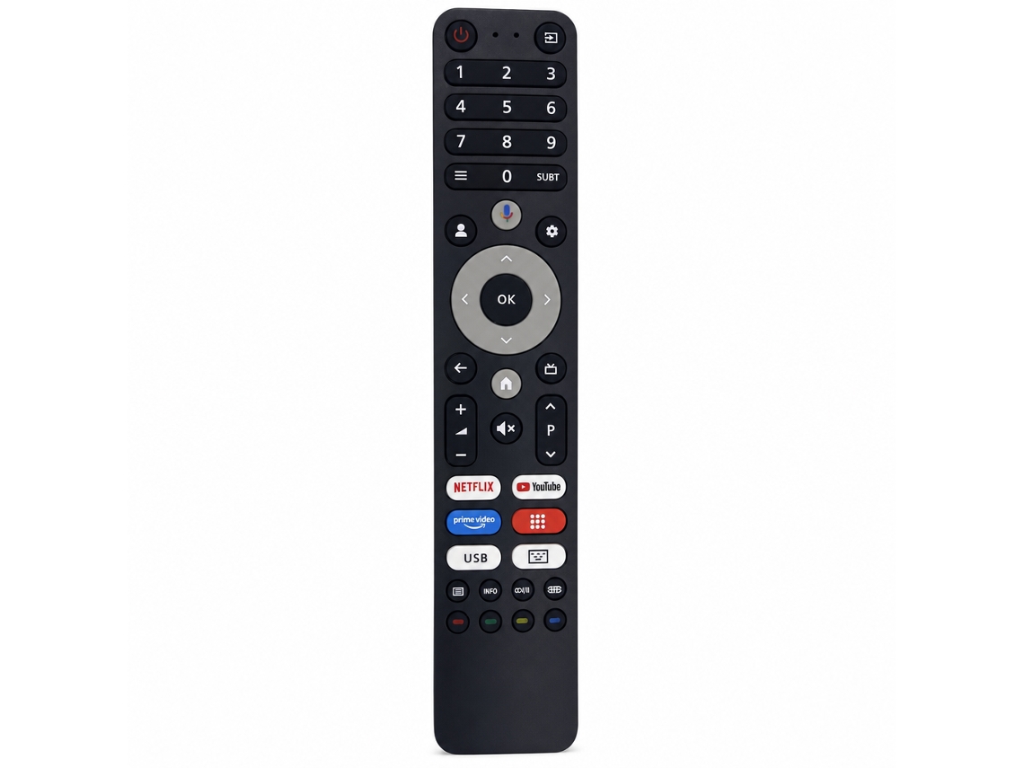 Comando À Distância Infravermelho Para Tv Compatível Com Viomi Chiq Dexp Tvd2290b A321 A501, Sem Voz