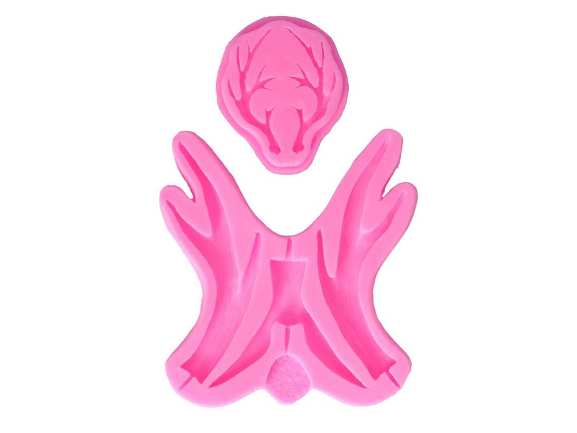 Modelos De Silicone Formas De Chifre Moldagem Não Aderente Portátil