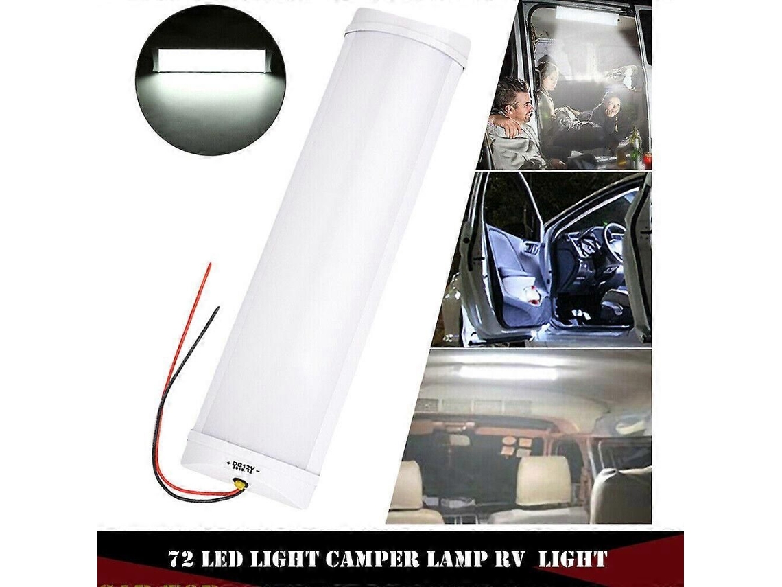 Luz De Teto Para Interior De Trailer, Barco E Van, 72 Leds, 12v-80v