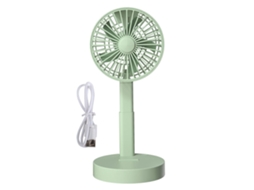 Vents de Mesa Usb Plegable 3 Velocidades Silencioso Verde