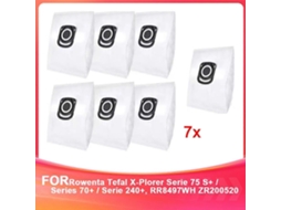 Saco Para Pó Para Aspirador De Pó Rowenta Tefal X-plorer Série 75 S+ / Série 70+ / Série 240+, Rr8497wh Zr200520