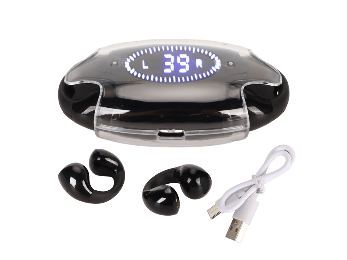 Auriculares con Traductor, 144 Idiomas, Bluetooth 5.3, Cancelación de Ruido, Pantalla Digital, Negro | S/MARCA