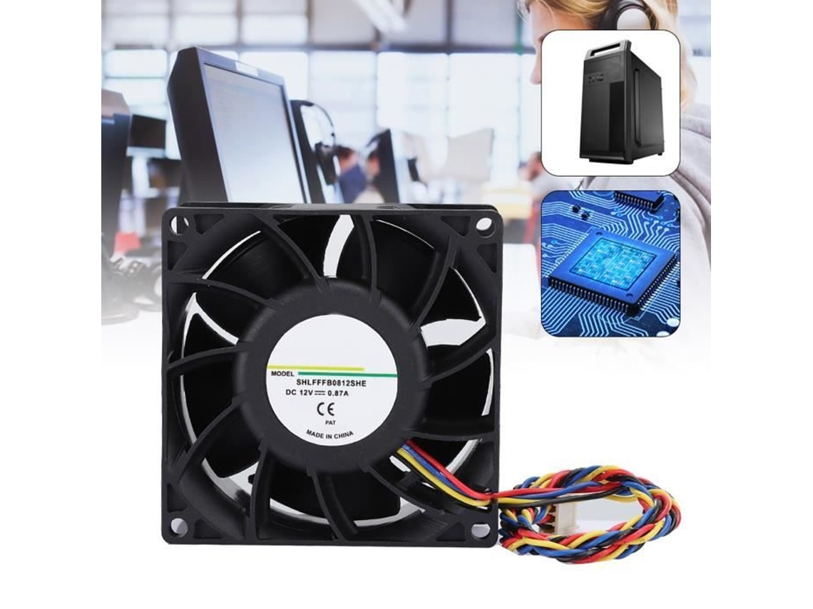 Ventilador Do Dissipador de Calor de Refrigeração Da Cpu Dissipador de Calor Da Cpu de 4900 Rpm Bola Pwm Dupla Acessório de Computador de 4 HURRISE