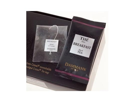 CHÁ Preto Dammann Frères > em Bolsas Breakfast 24UN