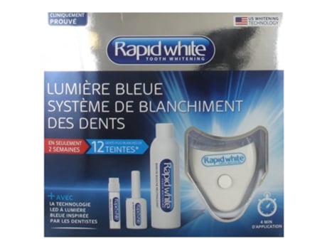 Sistema de clareamento dental com luz azul RAPID WHITE