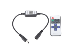 2026 controlador de Dimmer Sem Fio Mini Rf com 11 Botões, Conector Dc 5 24v para Fitas Led de Cor Sólida