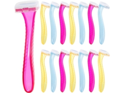 Depilador Manual Feminino De 15 Peças Com Lâminas De Aço Inoxidável.