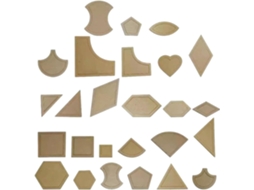 Molde De Canto Para Patchwork - Conjunto De Moldes Em Acrílico Para Cortes Precisos E Artesanato