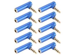Adaptador de Áudio LAXISCREED 3.5mm 90 Graus
