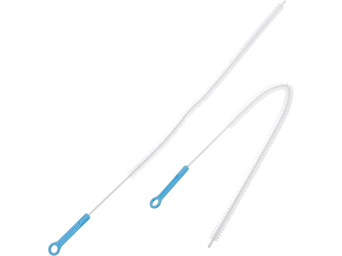 Conjunto De 2 Escovas Flexíveis Para Limpeza Ralos, Ferramenta Para Desentupir Pias, Design Curvo Com Gancho Para