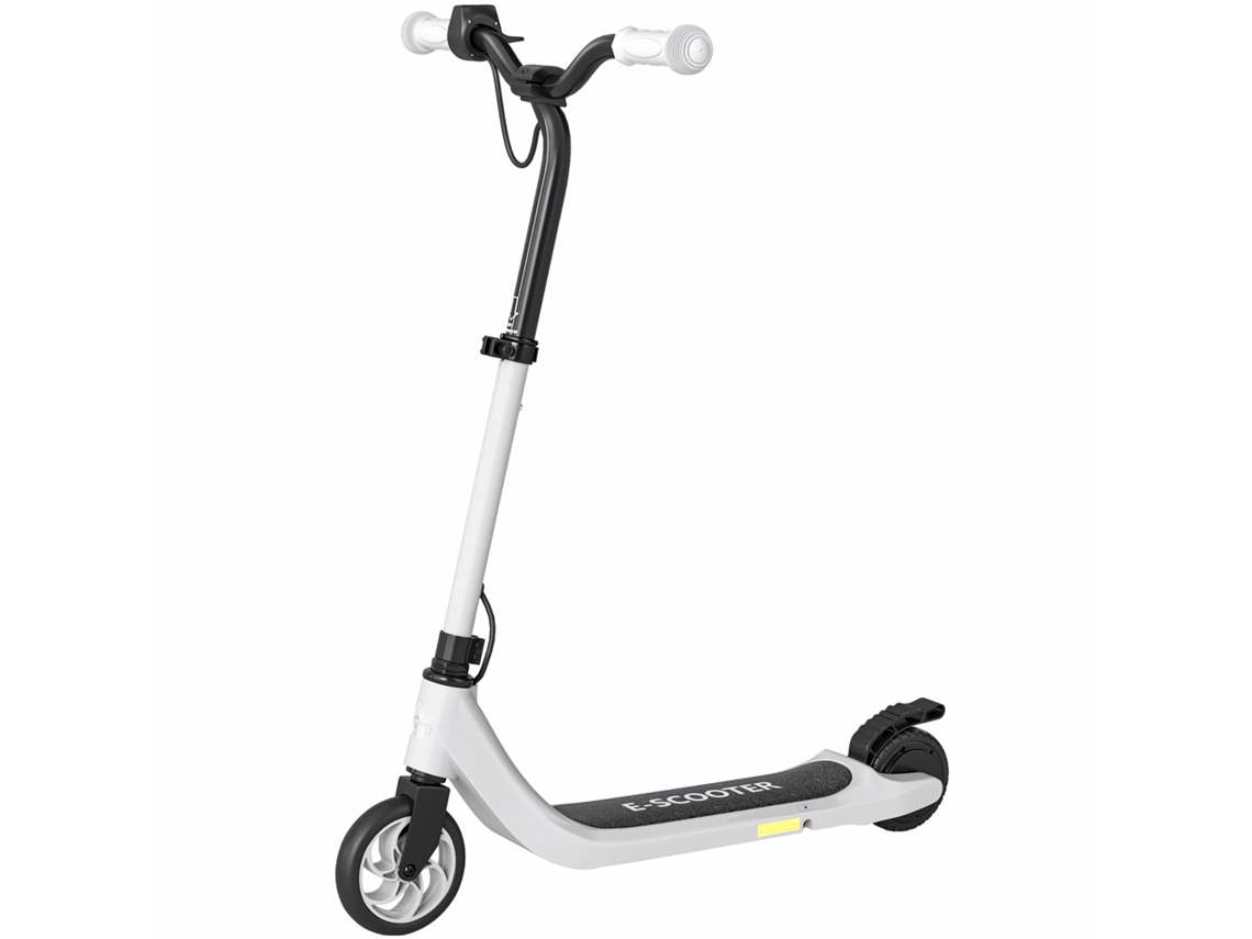 Patinetes Elétricos. Scooter Elétrico. Alcance de 6 Km. de 6 Anos. Estrutura de Aço. Preto+branco. 76 X 53 X 95cm Ge