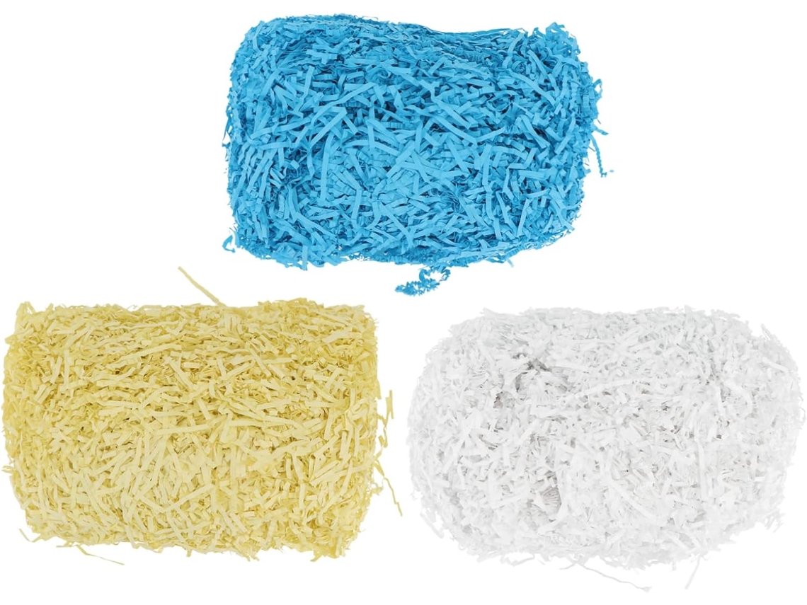3 Pacotes De Papel De Seda Picado Para Preencher Caixas De Presente E Decorações.